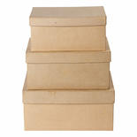Rectangle Paper Mache Box Set