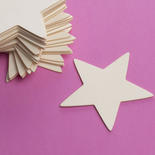 Direct Wholesale Unfinished Wood Star Cutouts
