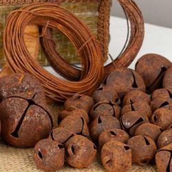 Rusty Tin Craft Wire and Bells Assortment