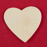 Direct Wholesale Unfinished Wood Heart Cutout