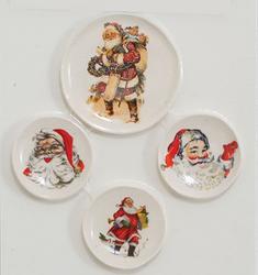 Assorted Santa Plates