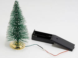 Dollhouse Miniature LED Lighted Christmas Tree