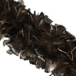 Natural Bronze Turkey Feather Boa