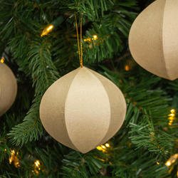 Direct Wholesale Paper Mache 6 Sided Ornament