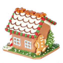 Dollhouse Miniature Christmas Gingerbread House