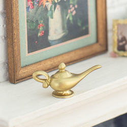Miniature Metal Aladdin Magical Genie Lamp