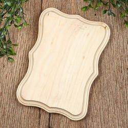 Direct Wholesale Unfinished Wood Shield Plaque