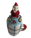 Dollhouse Miniature Christmas Cupcake Mug