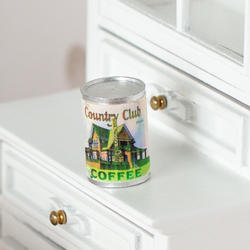 Dollhouse Miniature Can of Country Club Coffee