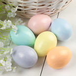 Pre-Painted Pastel Paper Mache Easter Eggs