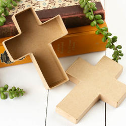 Paper Mache Cross Box
