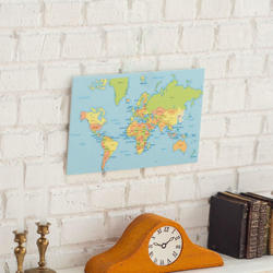Dollhouse Miniature World Map