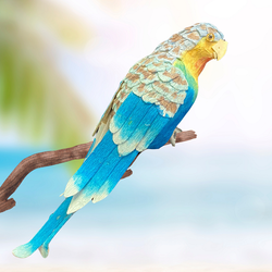 Blue Artificial Parrot Bird