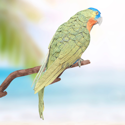 Green Artificial Parrot Bird