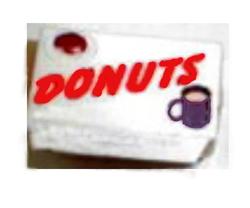 Dollhouse Miniature Donuts Box