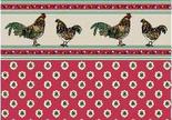 Dollhouse Miniature Rooster Wallpaper