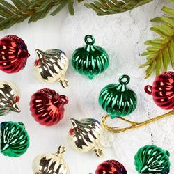 Miniature Onion Drop Christmas Ornaments