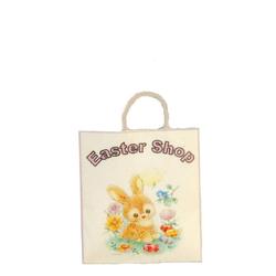 Dollhouse Miniature Easter Bunny Shopping Bag
