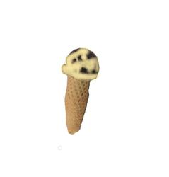 Dollhouse Miniature Swirl Ice Cream Cone