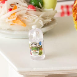 Dollhouse Miniature Distilled White Vinegar Small Bottle