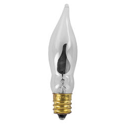 C7 Flicker Flame Candelabra Base Light Bulb