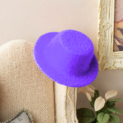 Dollhouse Miniature Purple Sun Hat