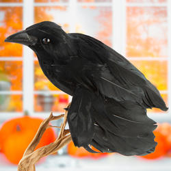 Artificial Flying Black Crow Bird