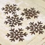 Direct Wholesale Rustic Tin Snowflake Cutouts