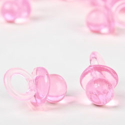 Pink Baby Pacifier Shower Favors