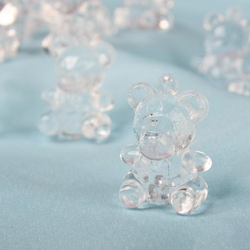 Clear Acrylic Teddy Bear Baby Shower Favors