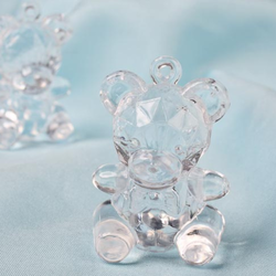 Clear Acrylic Baby Teddy Bears