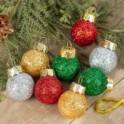 Miniature Christmas Bulb Ornaments