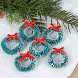 Mini Frosted Sisal Wreaths