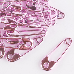 Pink Plastic Safety Pins