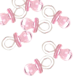 Bulk Pink Plastic Baby Pacifier Favors