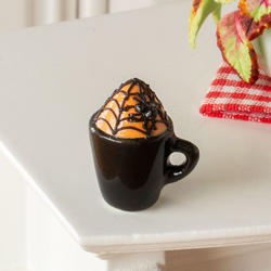 Dollhouse Miniature Halloween Cupcake Mug