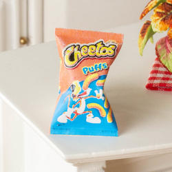 Dollhouse Miniature Cheetos Puffs Bag