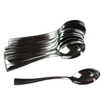 Silver Plastic Appetizer Spoons