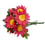 Small Hot Pink Artificial Daisy Bunches