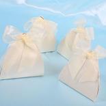 Ivory Good Luck Pyramid Favor Boxes