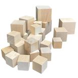 Assorted Unfinished Wood Cubes