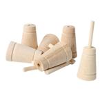 Miniature Unfinished Wood Butter Churns