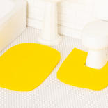 Dollhouse Miniature Yellow Bath Rugs