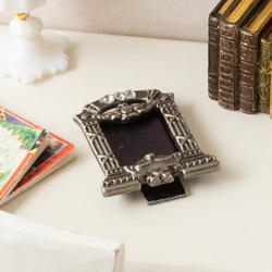 Dollhouse Miniature Small Antiqued Marcasite Picture Frame