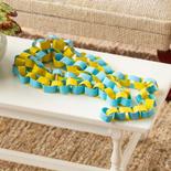 Dollhouse Miniature Blue and Yellow Paper Party Chain