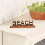 Dollhouse Miniature Unfinished Beach Sign Kit
