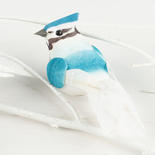 Artificial Blue Jay Mushroom Birds