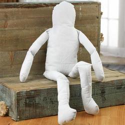 Direct Wholesale Pre-Stuffed Natural Muslin Doll