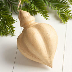 Direct Wholesale Paper Mache Christmas Ornament