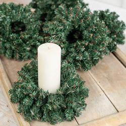 Direct Wholesale Mini Artificial Pine Wreaths